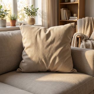 Bársony anyag VELVET LIGHT dark beige