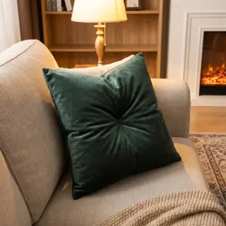 Bársony anyag VELVET LIGHT dark pine