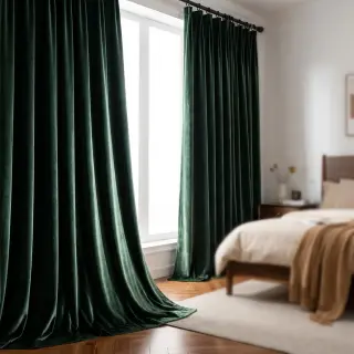 Bársony anyag VELVET LIGHT dark pine