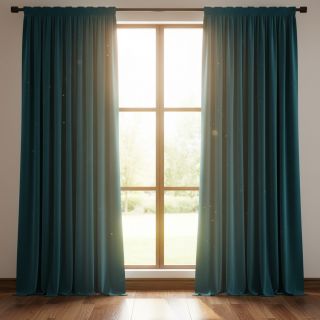 Bársony anyag VELVET LIGHT dark petrol