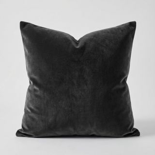 Bársony anyag VELVET PREMIUM black