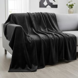 Elasztikus bársony anyag VELVET STRETCH black
