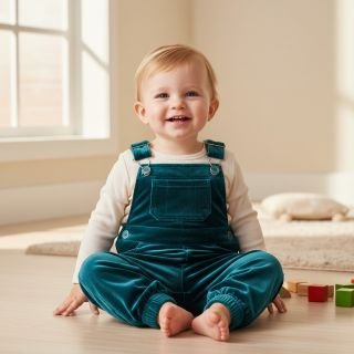 Elasztikus bársony anyag VELVET STRETCH petrol