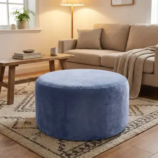 Elasztikus bársony anyag VELVET STRETCH blue