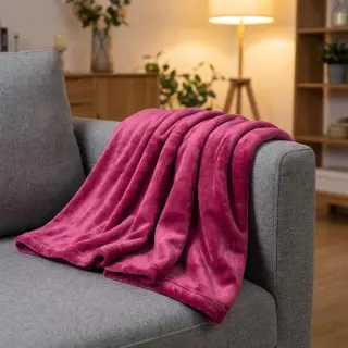 Elasztikus bársony anyag VELVET STRETCH magenta