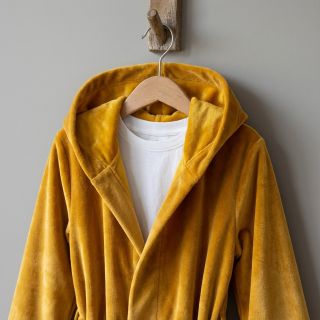 Elasztikus bársony anyag VELVET STRETCH ochre