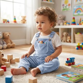 Elasztikus bársony anyag VELVET STRETCH light blue