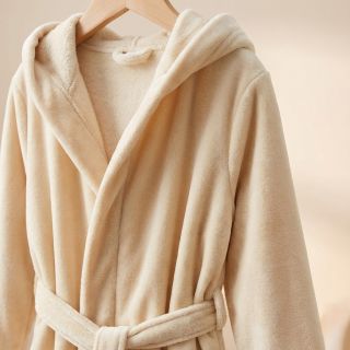 Elasztikus bársony anyag VELVET STRETCH ecru