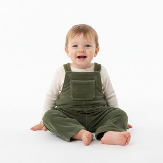 Elasztikus bársony anyag VELVET STRETCH camo green