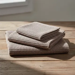 Waffle taupe