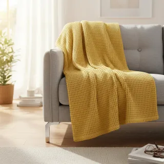 Waffle soft yellow