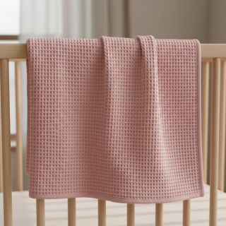 Waffle bleached rose