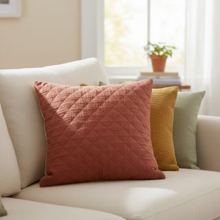 Dupla géz/muszlin QUILT rouge