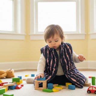 Steppelt anyag VELVET Stripes navy