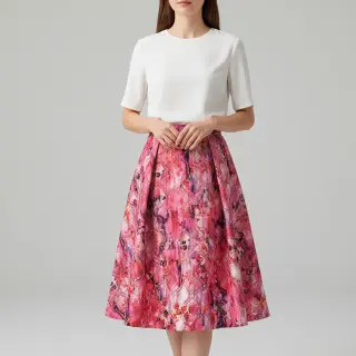 Steppelt anyag Snake gardini pink