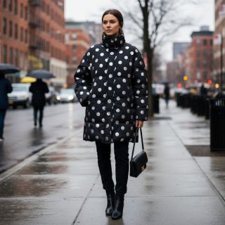 Steppelt anyag FOIL Dot navy