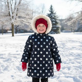 Steppelt anyag FOIL Dot navy