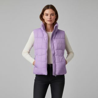 Steppelt anyag Graphic square lilac apricot