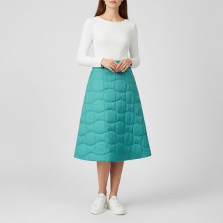 Steppelt anyag Graphic square cyan cerise