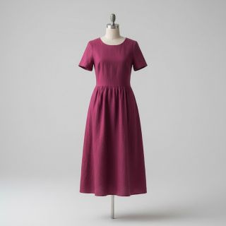 Lenvászon előmosott STONEWASHED PREMIUM bordeaux