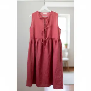 Lenvászon előmosott 170 g rose pink