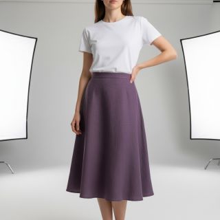 Lenvászon előmosott 170 g aubergine