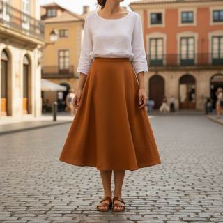 Lenvászon előmosott 170 g caramel