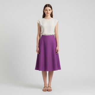 Lenvászon előmosott orchid purple