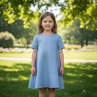 Lenvászon előmosott 170 g blue