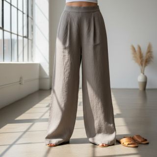 Lenvászon előmosott sand