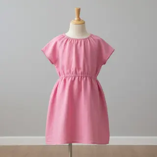 Lenvászon előmosott 170 g light pink