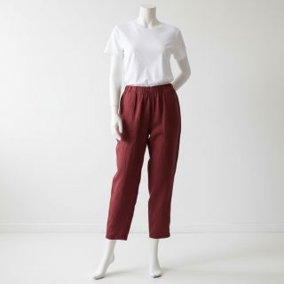 Lenvászon előmosott 170 g wine red