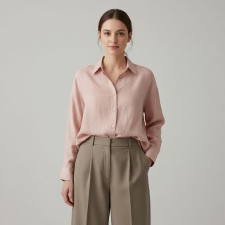 Lenvászon előmosott 170 g light rose