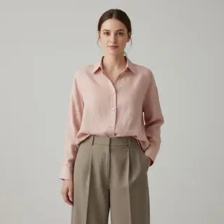 Lenvászon előmosott 170 g light rose