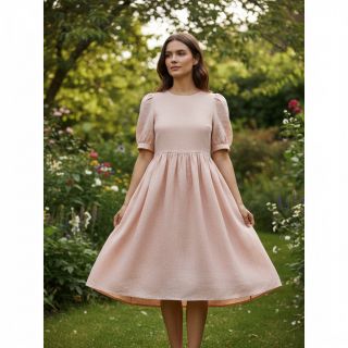 Lenvászon előmosott 170 g light rose