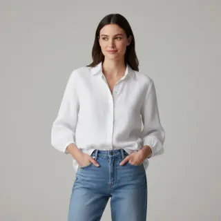 Lenvászon előmosott 170 g white