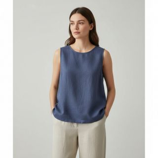 Lenvászon előmosott jeans