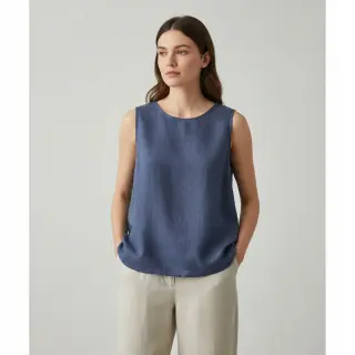 Lenvászon előmosott jeans