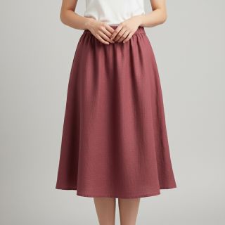 Lenvászon előmosott dark blush