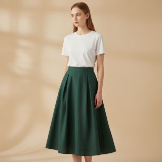 Lenvászon előmosott shady green