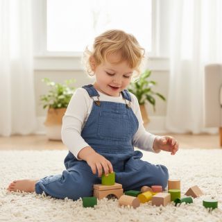 Lenvászon előmosott indigo