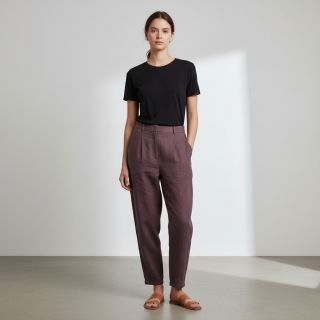 Lenvászon előmosott old purple