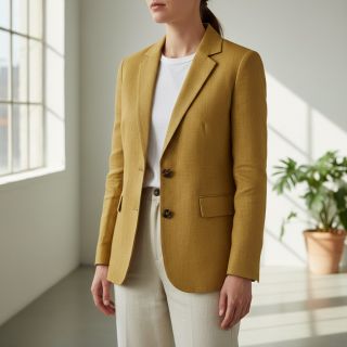 Lenvászon előmosott ochre