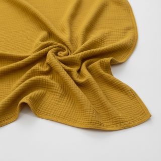 Dupla géz/muszlin dark ochre