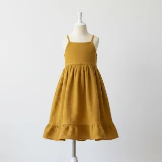 Dupla géz/muszlin dark ochre