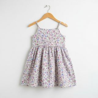 Dupla géz/muszlin Flower Michaela off white digital print