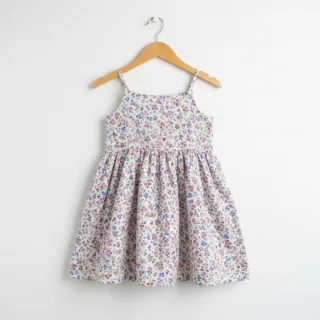Dupla géz/muszlin Flower Michaela off white digital print