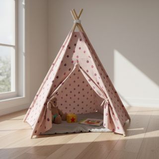 Dupla géz/muszlin Fruits apple soft rose