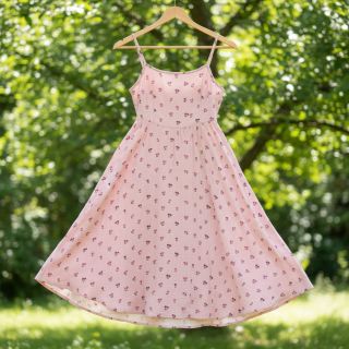 Dupla géz/muszlin Fruits cherry soft rose