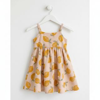 Dupla géz/muszlin Lemons sand